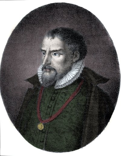 Retrato de Roland de Lassus (Orlandus ou Orlando di Lasso, cerca de 1531-1594), compositor franco-flamengo. de Unknown artist