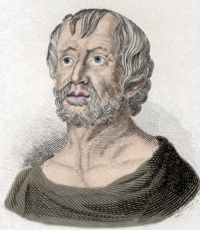 Retrato de Seneque (Lucius Annaeus Seneca, 4 AC-65 DC. JC), filósofo da escola estóica, dramaturgo e estadista romano. de Unknown artist