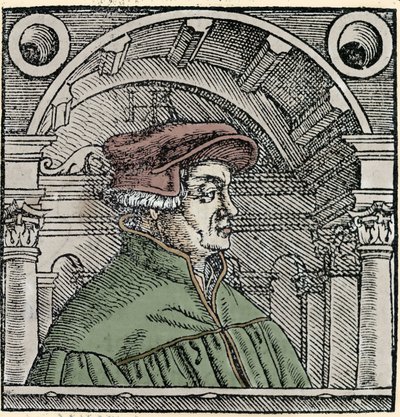 Retrato de Ulrich Zwingli (1484 - 1531), reformador religioso suíço. de Unknown artist