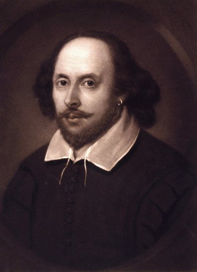 Retrato de William Shakespeare (1564 - 1616). de Unknown artist