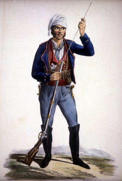 Retrato de um assaltante siciliano de Unknown artist