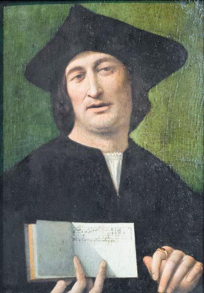 Retrato de um cantor de Unknown artist
