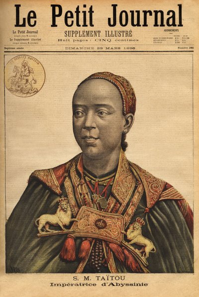 Retrato do Impression Taytu Betul (Taitou de Unknown artist