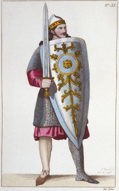 Retrato do Paladino Roland, sobrinho de Carlos Magno. de Unknown artist