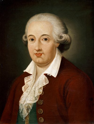 Retrato do compositor Domenico Cimarosa de Unknown artist