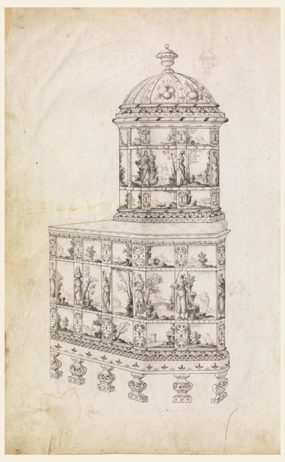 Fogão de cerâmica de Unknown artist