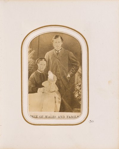 Príncipe de Gales e família de Unknown artist