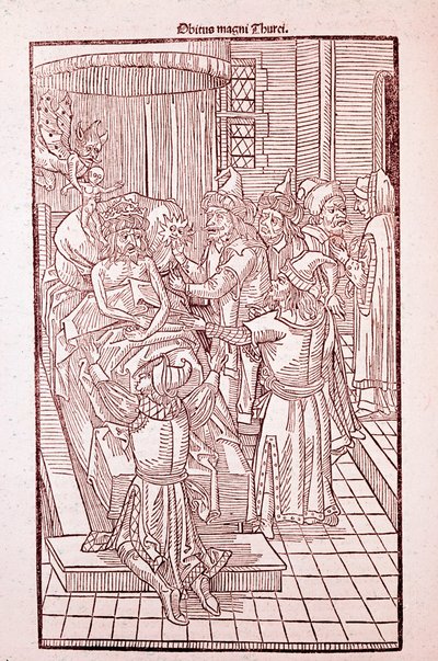Provavelmente o Sultão Mehmed II em 1481 (Gravura de Unknown artist