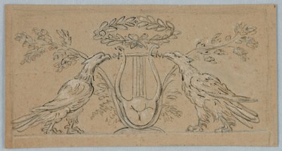 Projeto para a Decoração de um Painel Oblongo de Unknown artist