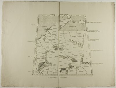 Quarta Europa Tabula: Ptolemaeus Romae 1490 de Unknown artist