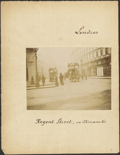 [Regent Street, Londres]. de Unknown artist