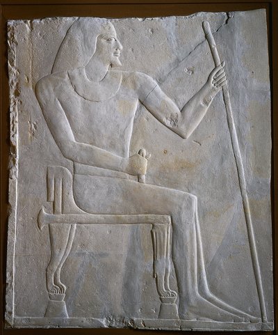 Alívio de Nyankhnesut sentado de Unknown artist