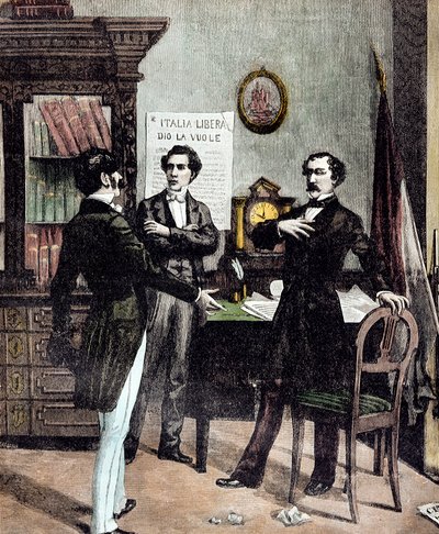Risorgimento: Os Cinco Dias de Milão (Cinque giornate di Milano) (18-22 de março de 1848): este é um dos primeiros episódios das Revoluções de 1848 (parte da Primeira Guerra da Independência Italiana) que viu o aumento da população milanesa insurgida contr de Unknown artist