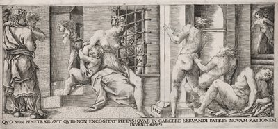 Caridade Romana de Unknown artist