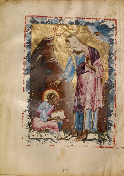 São João Evangelista Ditando de Unknown artist