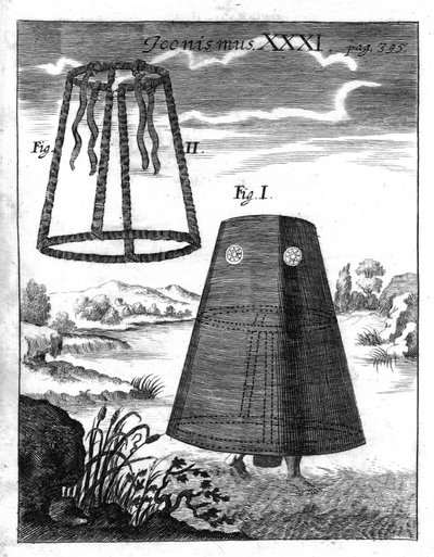 Scanphander imaginado pelo jesuíta Gaspar Schott (ou Caspar Schotti) em 1664. de Unknown artist
