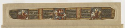 Cenas da vida do Buda de um manuscrito <em>Prajna-paramita</em> de Unknown artist