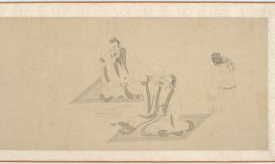 Cenas da vida de Tao Yuanming (parte 1) de Unknown artist