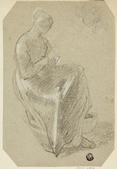 Mulher sentada de Unknown artist