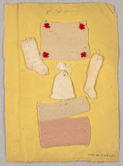 Amostras de livro de instruções de costura de Unknown artist