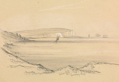 Navios na Baía de Sandown de Unknown artist