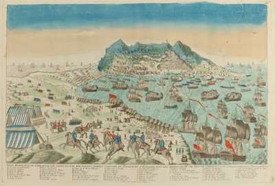 Cerco a Gibraltar, 1782 de Unknown