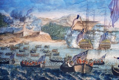 Cerco de Louisbourg de Unknown artist