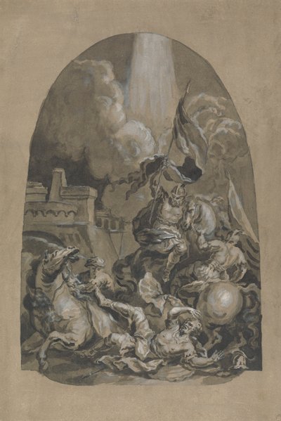 Esboço para a Pintura a Óleo "A Conversão de S. Paulo de Unknown artist