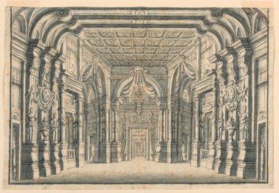 Cenário: Interior dos Salões do Palácio de Unknown artist