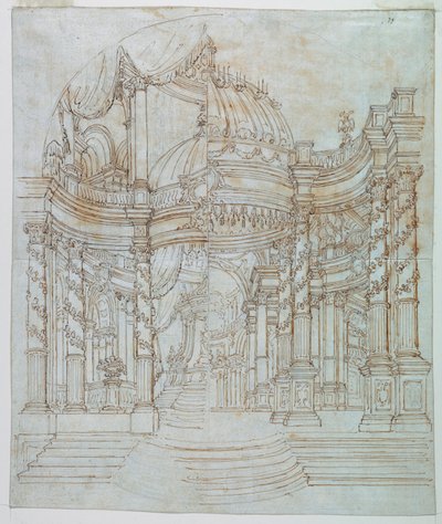 Cenário: Arquitetura do Palácio de Unknown artist