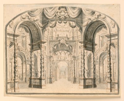 Cenário: Interior do Palácio de Unknown artist