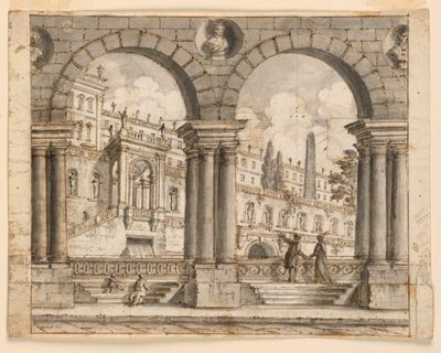 Stage Design, Street and Palaces de Unknown artist