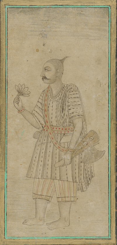 Figura ereta de um homem, um sadhu de Unknown artist