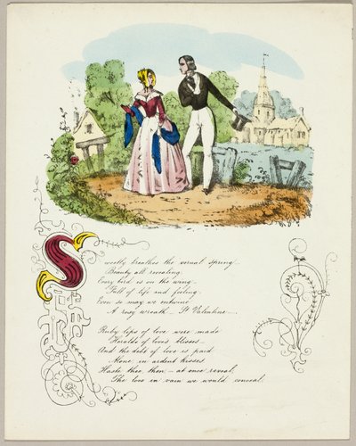Doce respiração da primavera Vernal (valentim) de Unknown artist