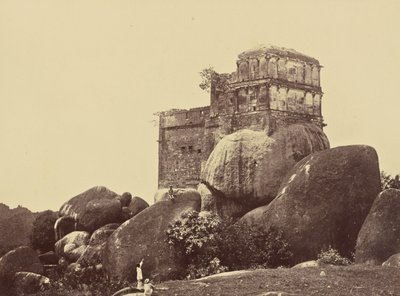 Templo em Mutti Mahal. Jubblepore de Unknown artist