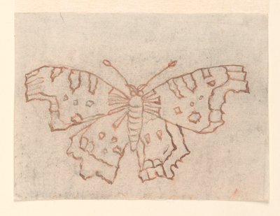 Design têxtil: uma borboleta de Unknown artist
