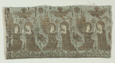 Fragmento Têxtil com a Anunciação de Unknown artist