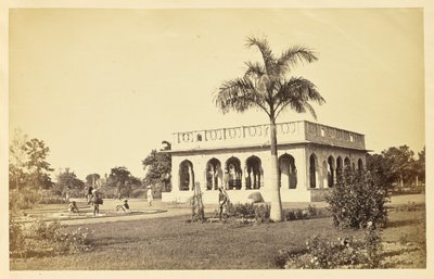 [O Baradari em Wingfield Park, Lucknow] de Unknown artist