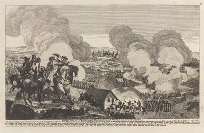 A Batalha de Praga, 6 de Maio de 1757 (gravação em linha) de Unknown artist