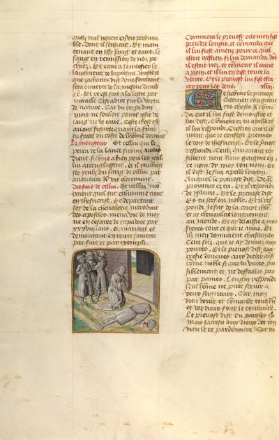 A decapitação de Longinus de Unknown artist