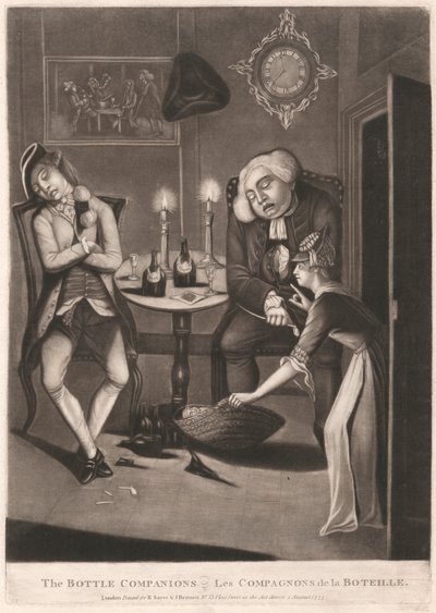 Os companheiros de garrafa de Unknown artist