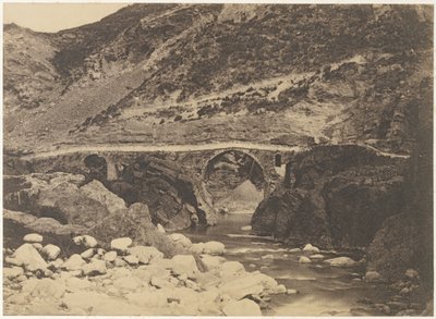 A Ponte de Palalda (perto de Amelie Les-Bains) de Unknown artist