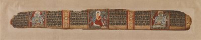 O Buda distribui mel, de um manuscrito Prajnaparamita de Unknown artist