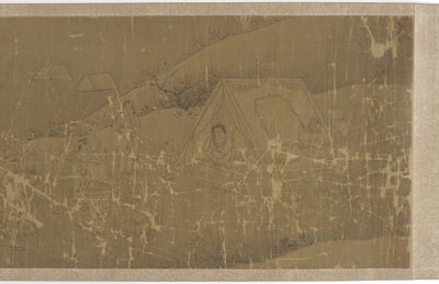 O cativeiro de Cai Wenji (quatro cenas) de Unknown artist