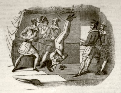 The Death Galley, ou, a Escuna dos Piratas, c.1837 de Unknown artist