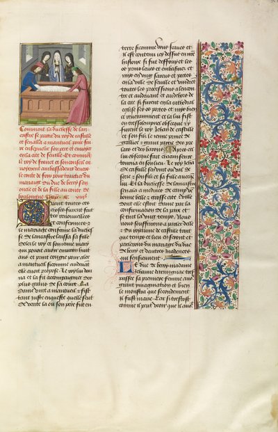 A Duquesa de Lancaster enterra o seu marido na Catedral de Sevilha de Unknown artist