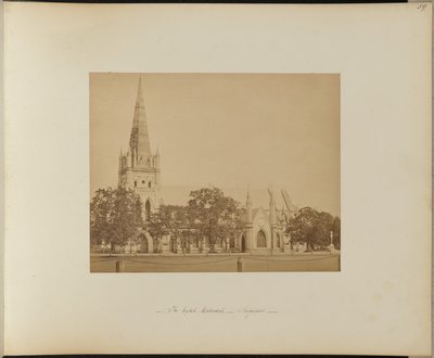 A Catedral Inglesa. Singapura de Unknown artist
