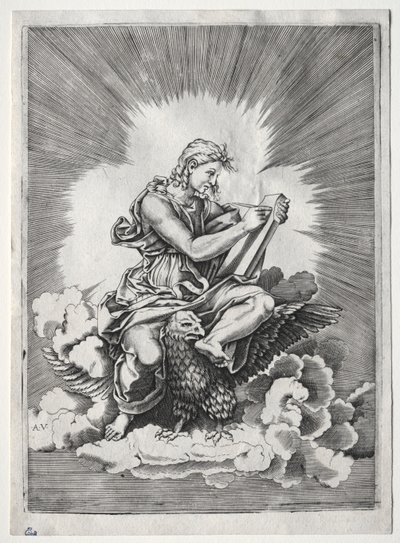 Os Quatro Evangelistas: São João de Unknown artist