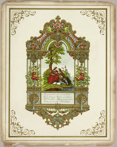A Maior Felicidade que os Mortais Conhecem (valentine) de Unknown artist