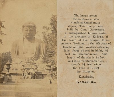 [O Buda de Kamakura] de Unknown artist